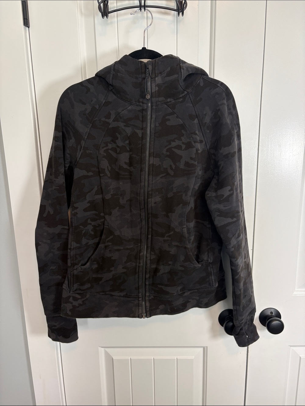 lululemon athletica Black Camo Full-Zip Hoodie